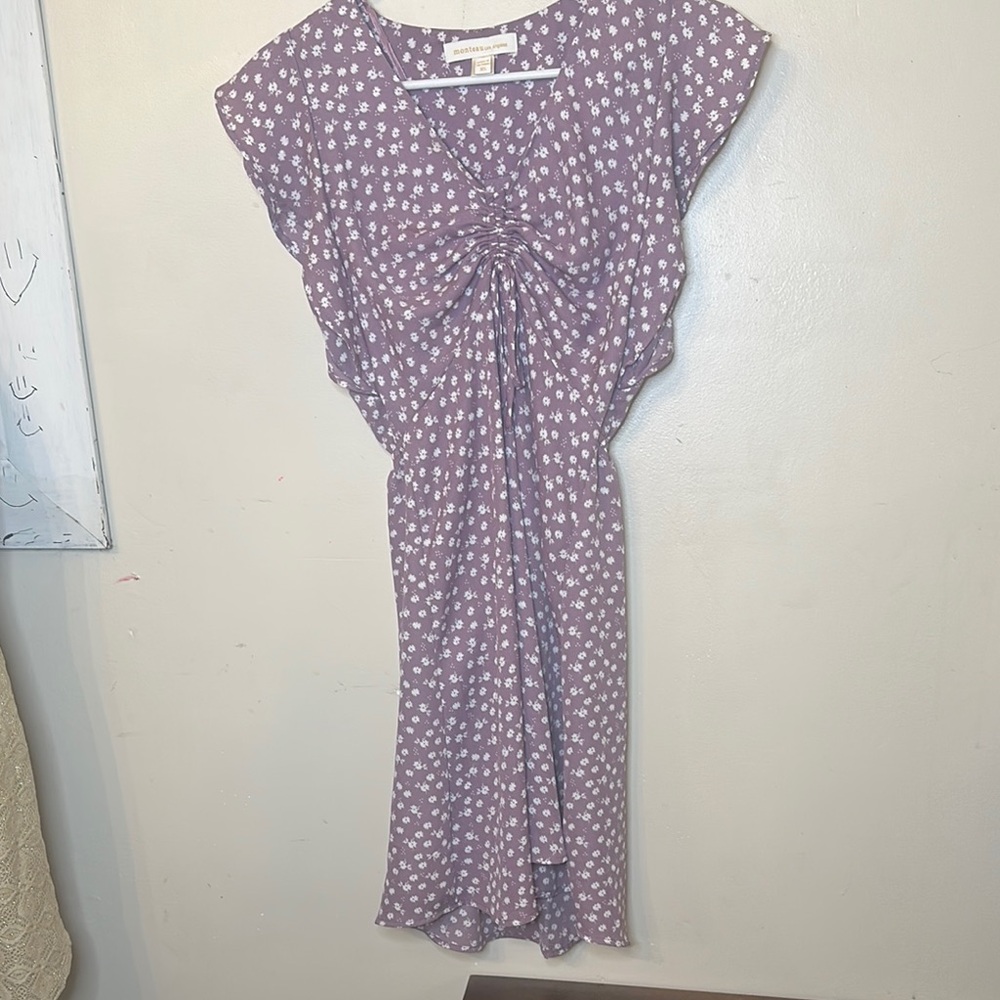 Purple Floral Dress